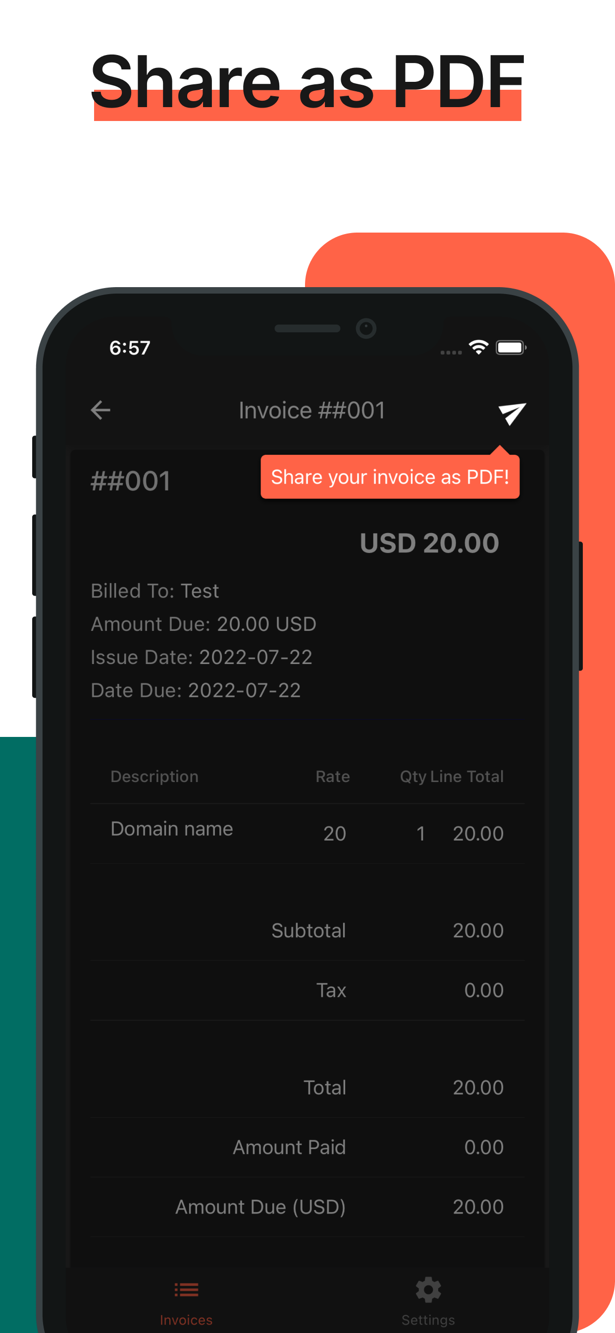 Invoice Generator App